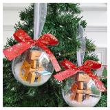 3.54in Mini Express Box Xmas Tree Ornaments
