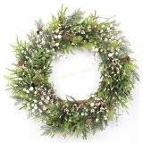 VioletEverGarden 22 Inch Christmas Wreath