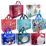 8-Pk. YHJZ 12.8x9.8x6.7in. Christmas Gift Bags