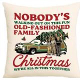 Christmas Pillow Cover 18x18 Inch (Nobody)