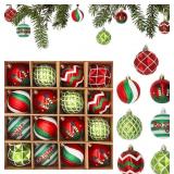 16pc. WEIKA Christmas Ball Ornaments Set