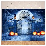 Ayayiya 7ft x 5ft Halloween Backdrop