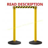 2-Pk. CCW 11ft. Retractable Barriers (- one base)