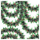 Govetom 50FT Red Berry Tinsel Garland