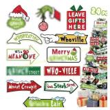 BESTVIVE Christmas Ornaments Signs