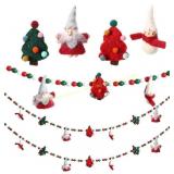 Tioncy 4 Ft Christmas Wooden Bead Garland