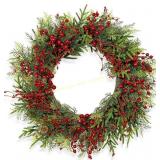 VioletEverGarden Christmas Wreath 22 Inch
