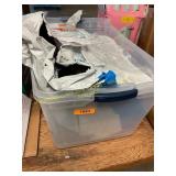 2ct 95qt container,intex queen air bed &Pool float