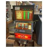 Vintage Slot Machine w/Manuel(No Keys)