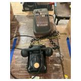 Vintage phone and protectograph