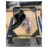 500 lbs 4 wheel cart, tool bag, 2 ct spindles