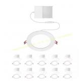 CE Value 6in LED Slim Canless White (10-Pack)