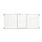 Regalo 28-75in. Walk-Through Extra Wide Gate, Gray