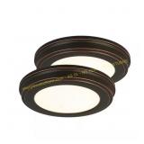 CE 11 in. Bronze Color Changing LED Ceiling Flush