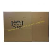 2pk uBoxes Double Wall 72 x 6 x 42 Inch TV Boxes