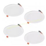 HALO HLBSL6 6 in. CCT LED Light Kit (4-Pack)