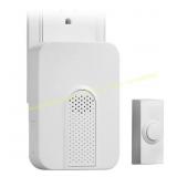 Defiant Wireless Doorbell Kit, White + Halo Light