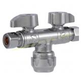 SharkBite 1/2x3/8in. Dual Shut-Off Valve + Fitting