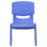 6pk Flash furniture Blue Plastic School Chair