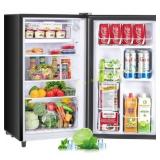 SIMENMAX 3.2 Cu.Ft Black Mini Fridge with Freezer