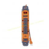 RIDGID 8 ft. Cord Surge Protector, 6-Outlets, USB