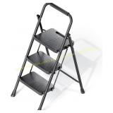 KINGRACK Folding 3 Step Ladder, Portable