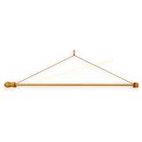 Wooden Dowel Hanger Kit Flag Pole 36"" x 72""