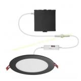 2 Ct. CE 6in. LED Canless Light, WHITE