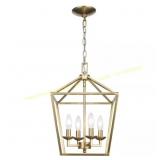 HDC Weyburn 4-Light Gold Farmhouse Chandelier