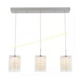 Artika Crystal Cube 13W 3 Light LED Pendant Light