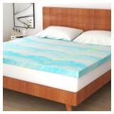 IULULU 3in. Gel Memory Foam Mattress Topper, Full