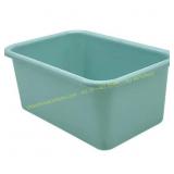 6 Ct. Calming Blue Plastic Storage Bin
