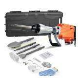 VEVOR Jackhammer, 1350 BPM, 4 Chisels, Case