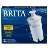 3pk Brita Replacement Filters for Water Pitcher