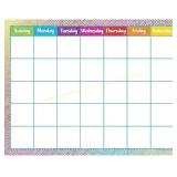 Unbranded Colorful Scribble Calendar Charts