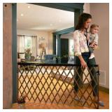 Evenflo Expansion Walk-Thru Baby Gate, Brown