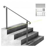 VEVOR Handrail, 3-5 Outdoor Steps, Wrought Iron