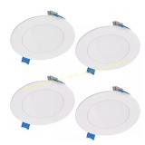 Halo 4 in. CCT Canless LED Light Kit (4-Pk)
