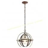HDC Barton Bay 1-Light Bronze & Champagne Orb
