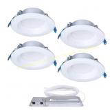 HALO QuickLink, 4 in., 600 Lumens, 4pk, Dimmable