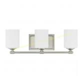 Hampton Bay 20.88 in Brushed Nickel Vanity Light