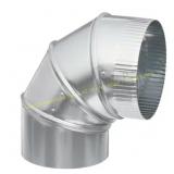 MasterFlow 8 in 26-Gauge 90Degree Adjustable Elbow