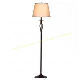 Hampton Bay 58.5 in. Bronze Floor Lamp with Shade