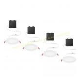 CE 4 in. LED Ultraslim Recessed Light, 4-Pack