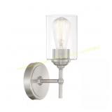 HDC 1-Light Brushed Nickel Modern Wall Sconce