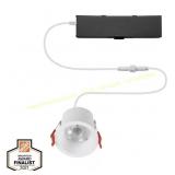 2 Ct. CE 3in White Trimless LED Recessed Light Kit