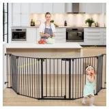 COMOMY 127.8in. Extra Wide Baby Gate, 30in. Tall