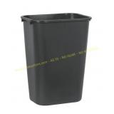 Rubbermaid 10.25 Gal Black Trash Can
