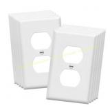 10pk Enerlites Wall Plates, 1-Gang, 4.50"x2.76"