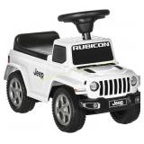 Aosom Kids Ride-On Jeep Rubicon, White, Ages 1.5-3